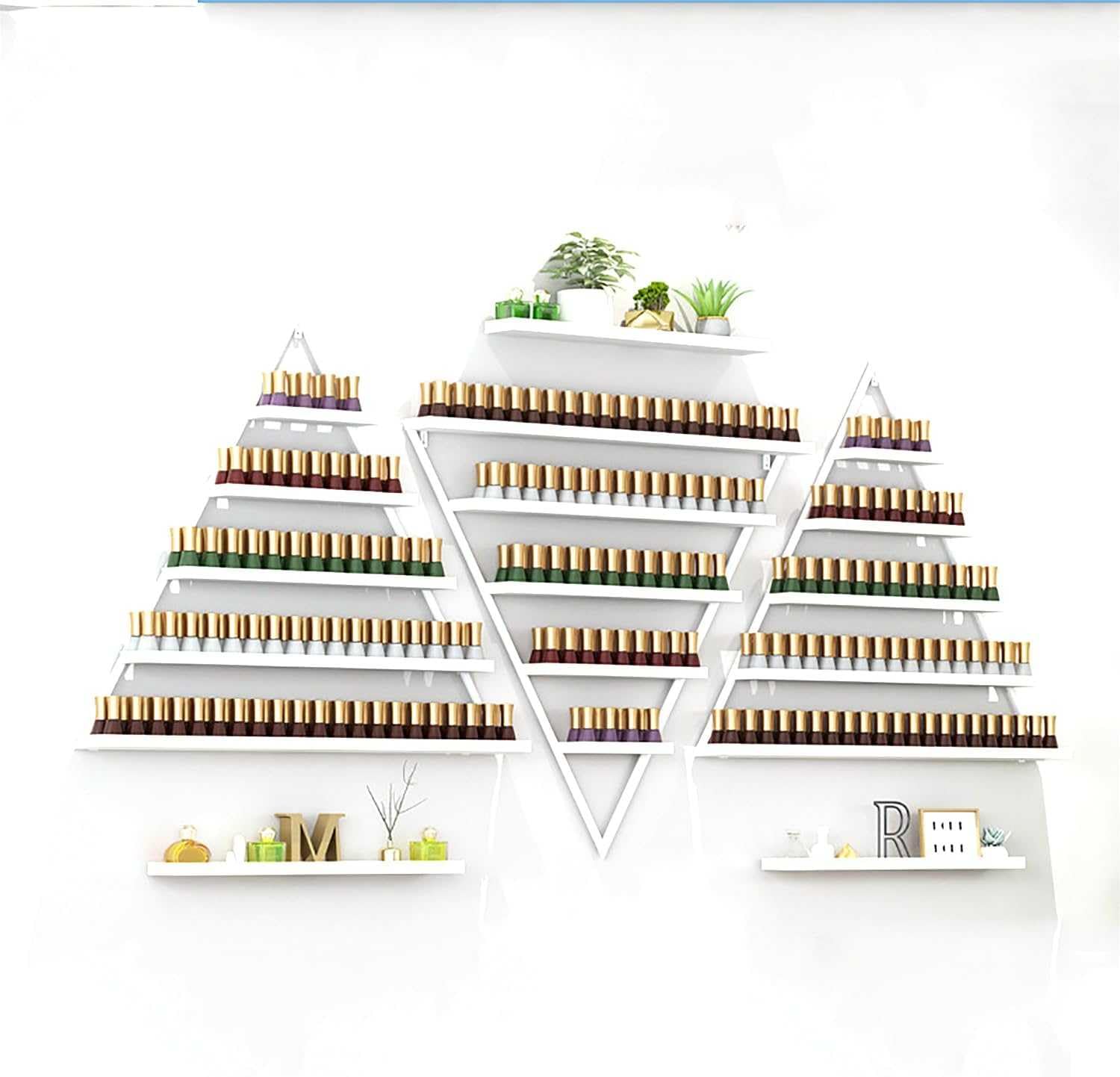 Présentoir de vernis à ongles mural étagère pour salon de manucure et institut