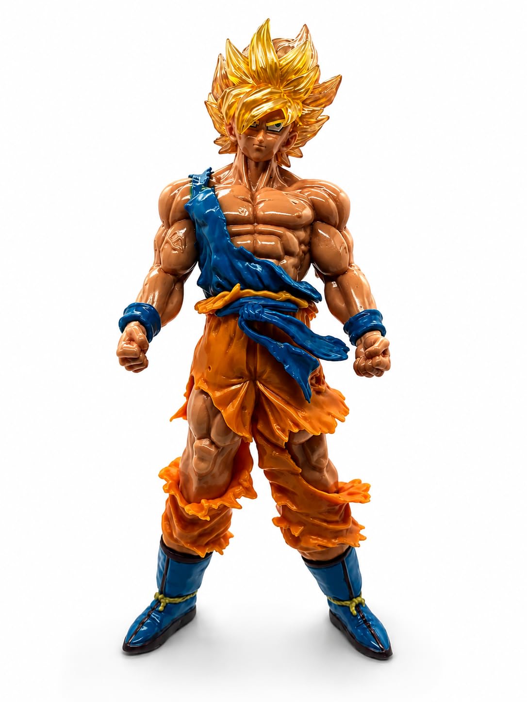 SKY SHINE Goku Super Saiyan Inspired Anime Action Figure 18cm Collectible PVC Statue, Premium Display Model for Desk, Shelf & Anime Collection | Goku Action Figure-image-26