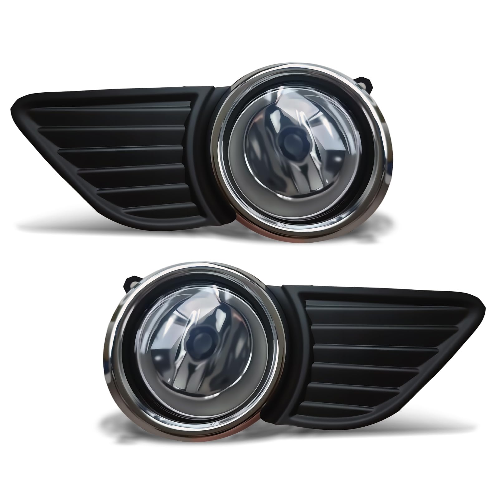 Fog Lights Compatible with 1999-2002 Chevy Silverado 1500 2500/2001 2002 Silverado 1500HD 2500HD 3500/2000-2006 Tahoe Suburban 1500 2500(Clear Lens) — view 30