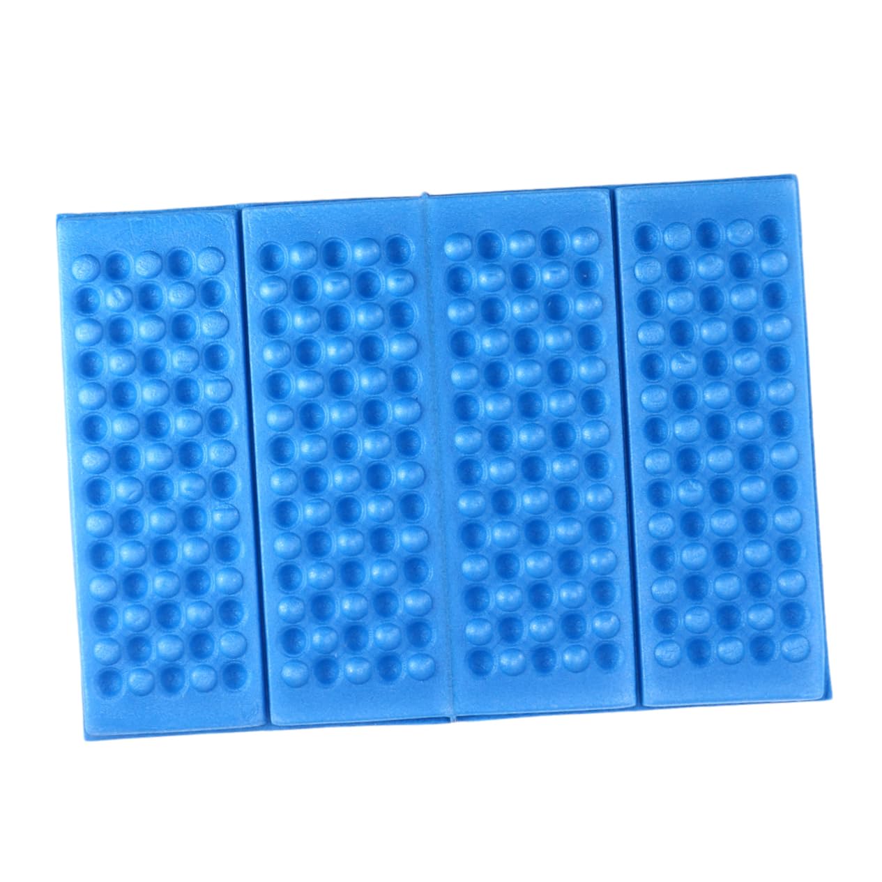 balacoo 2Pcs Folding Xpe Cushion Pads with Storage Bag Heat Resistant Cold Resistant Seat Mats for Camping Picnic Park Outdoor Activities Blue