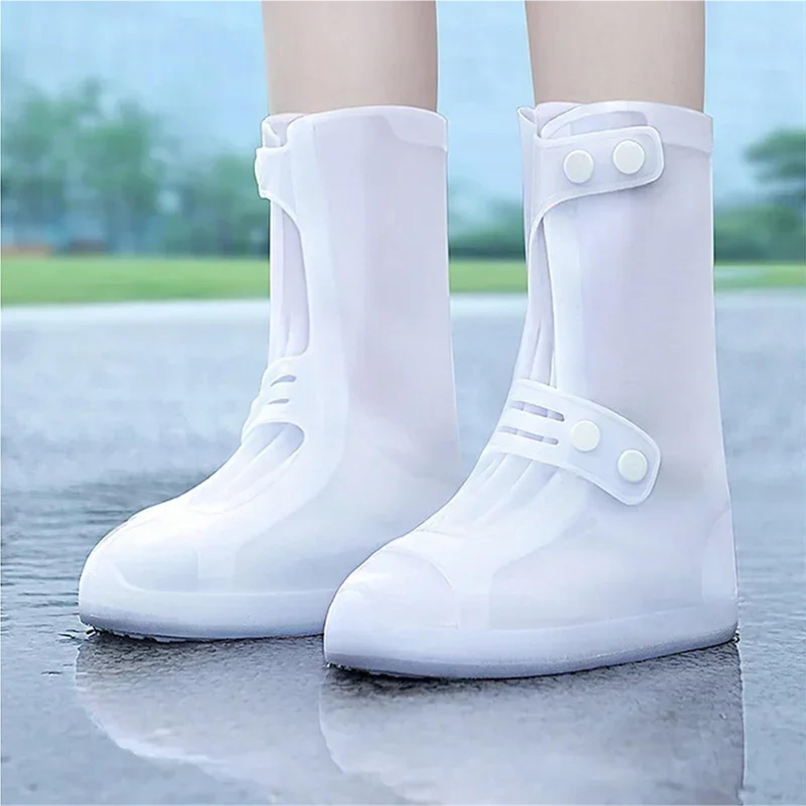 Fundas for botas De lluvia impermeables antideslizantes for Zapatos Cubre Zapatos for La Lluvia De Silicona Cubierta Ipermeable for Lluvia XXL