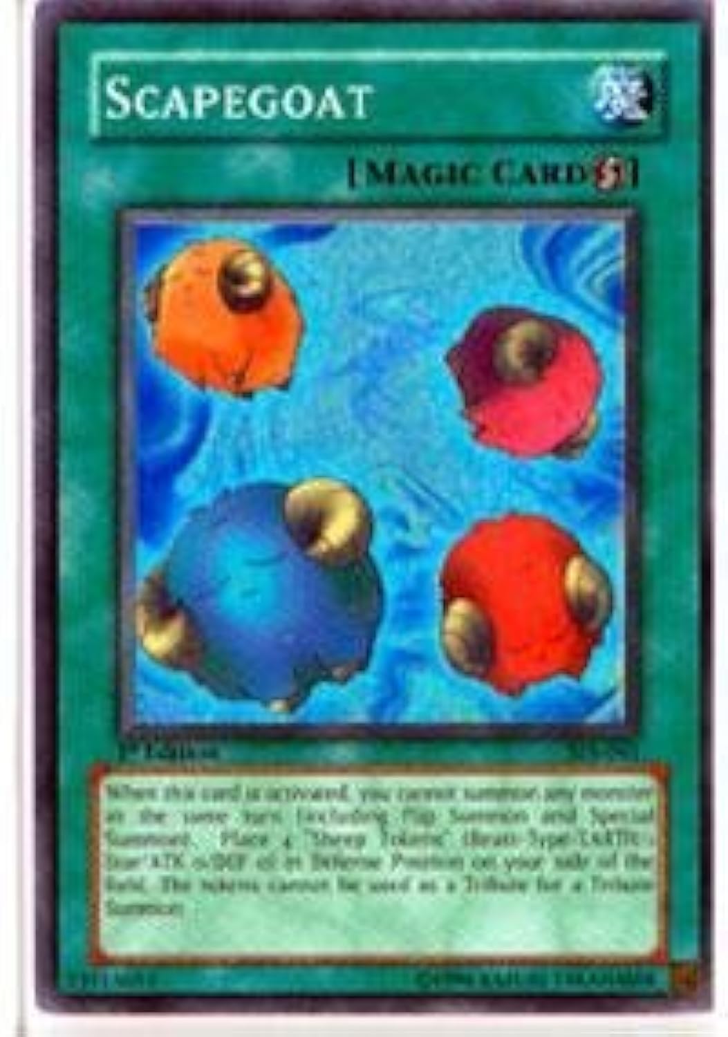 エラー スケープ・ゴート ホイルズレ　Scapegoat SDY-041 Amazon.com: Yu-Gi-Oh! - Scapegoat (SDJ-041) - Starter Deck