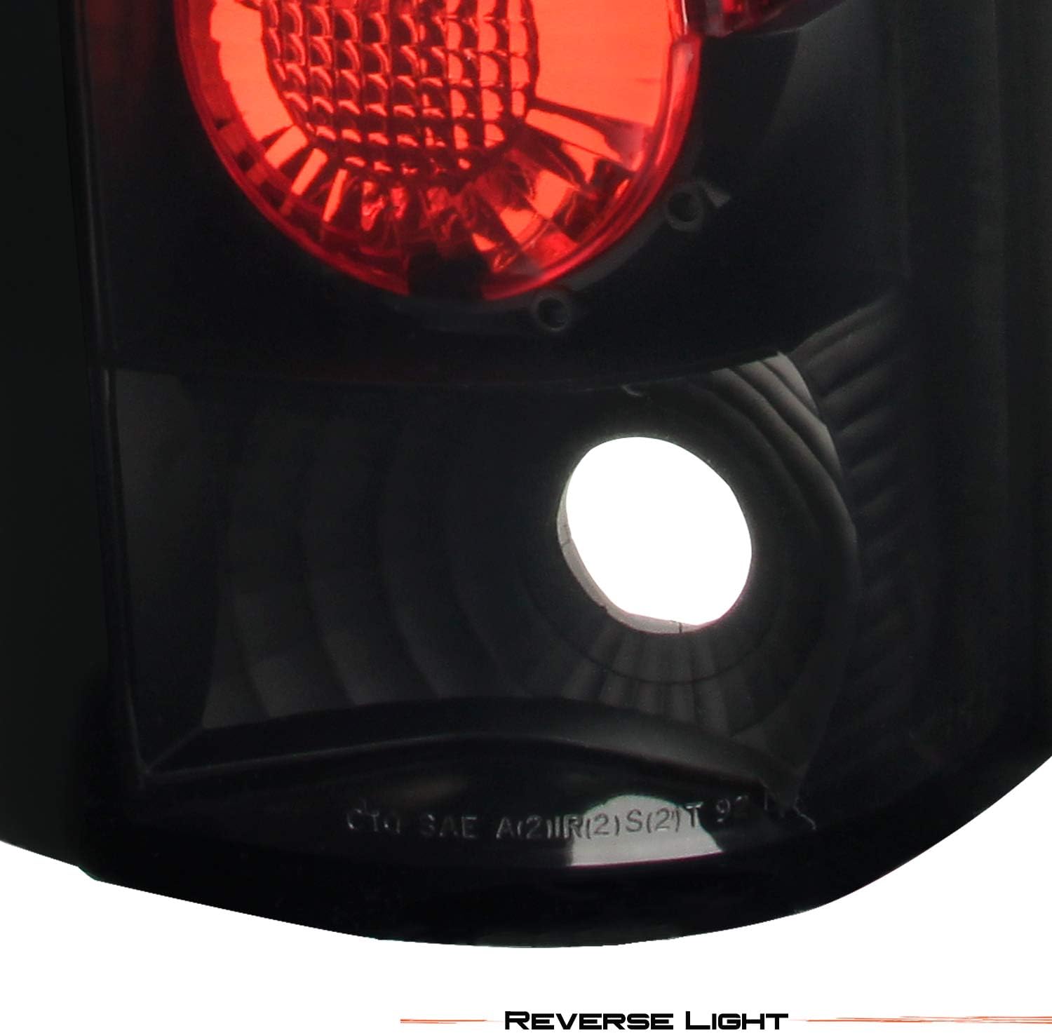 AKKON - For C/K 10 Sierra Jimmy Blazer Suburban Yukon Tahoe Escalade Denali Black Smoked Tail Light Signal Brake Lamps