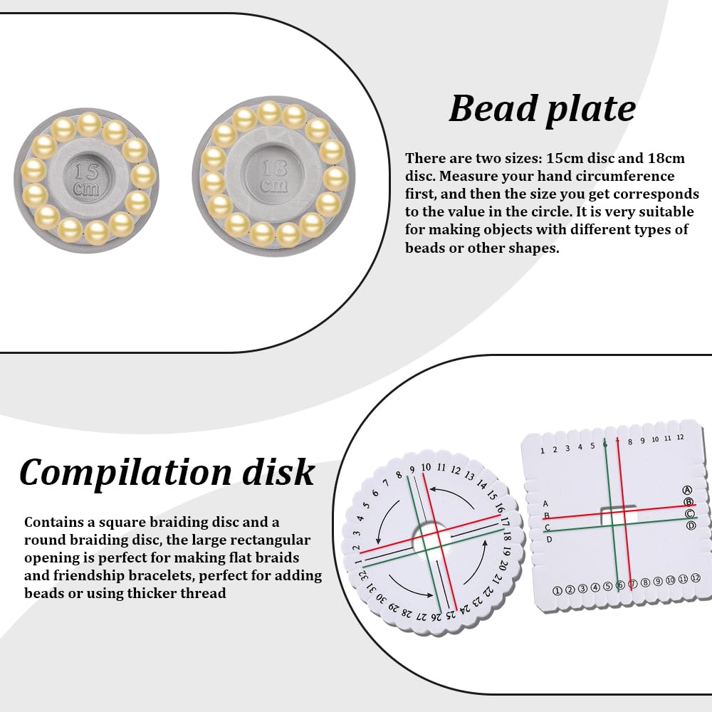 Planche à Mesurer Perlée En Matériau ABS Pour Bracelets, Colliers