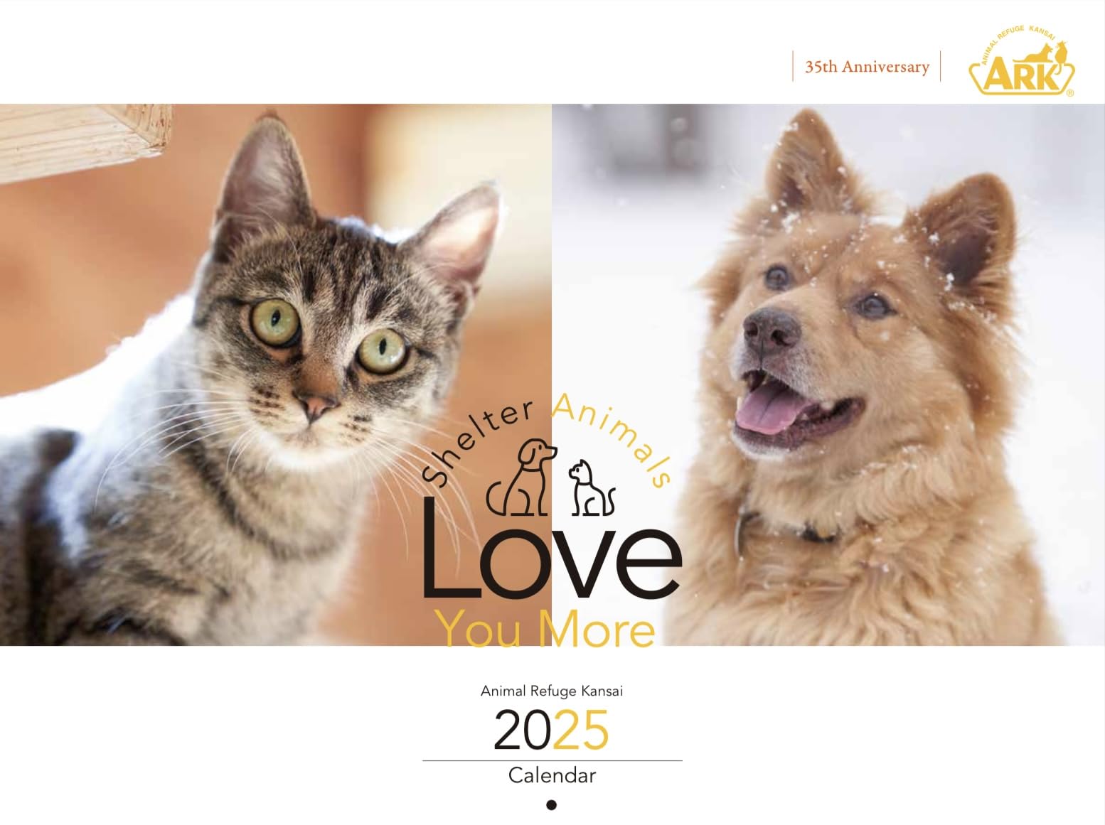 Amazon | 壁掛けカレンダー 保護犬 保護猫 チャリティグッズ