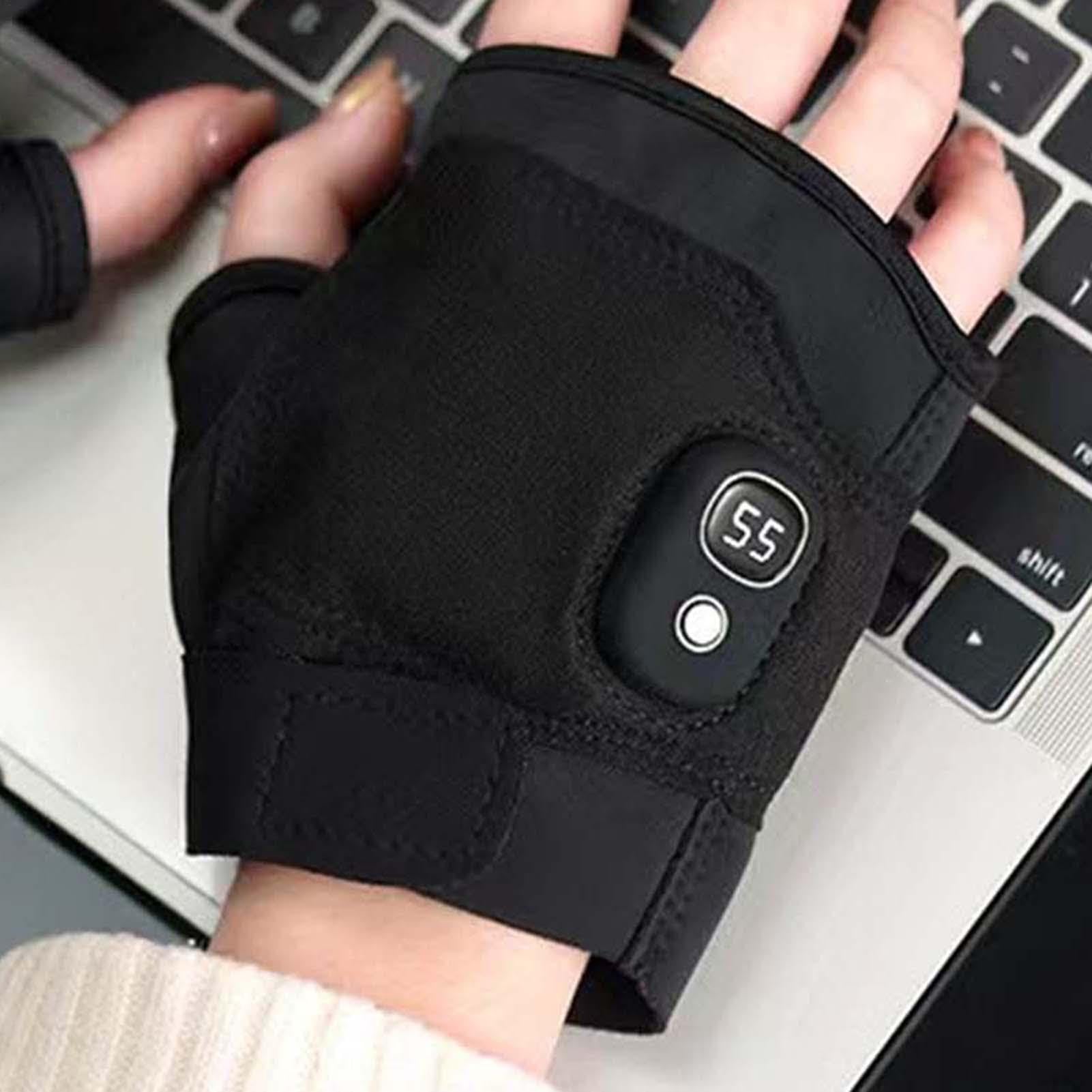 Guanti riscaldati ricaricabili, guanti riscaldati USB, guanti invernali caldi senza dita, guanti riscaldati USB, guanti da scrittura portatili con schermo tattile, riscaldatori per le donne