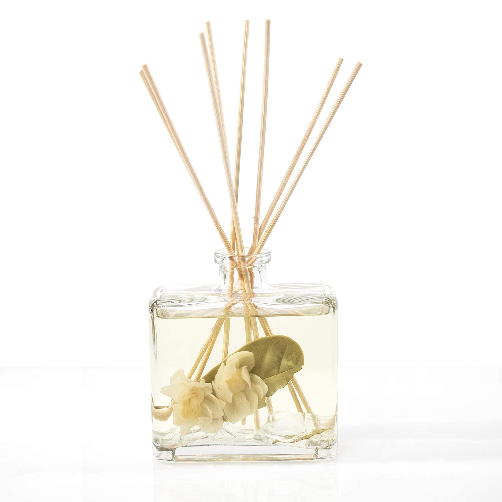 Andaluca Gardens of Bali Botanical Reed Diffuser | 7.5 fl oz | Scents of Jasmine and Lily
