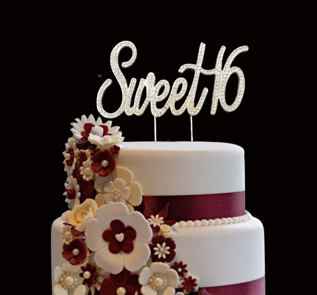 Free Free 292 16Th Birthday Cake Topper Svg Sweet 16 Svg Free SVG PNG EPS DXF File