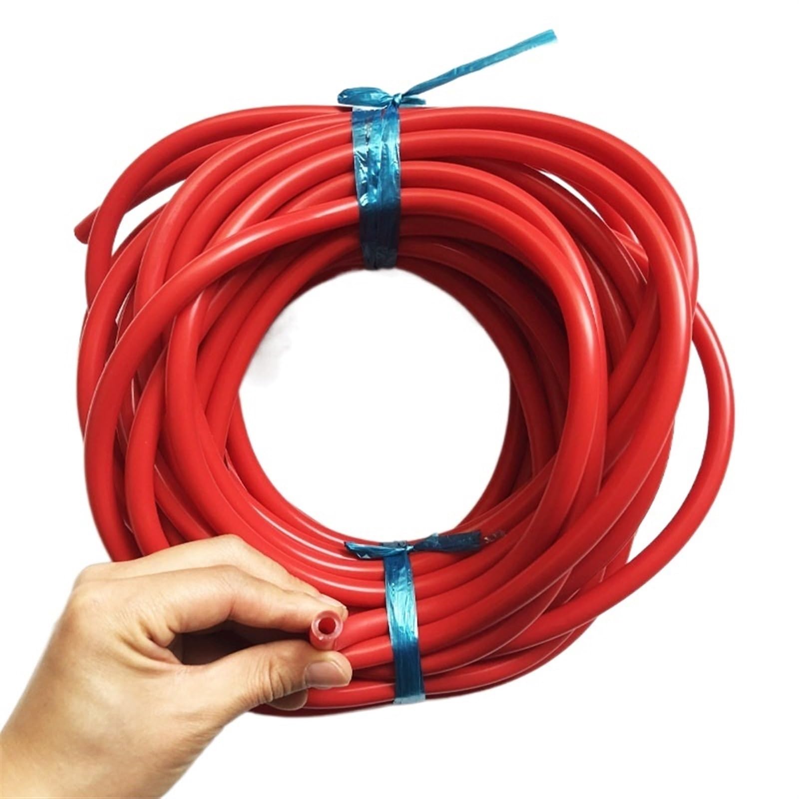 flexiable rubber Fitness Resistance Band Rope Tube 2 Meters Red 5mm x 10mm Bands Material Bands Latex Tube Rubber Tube drain elastic
