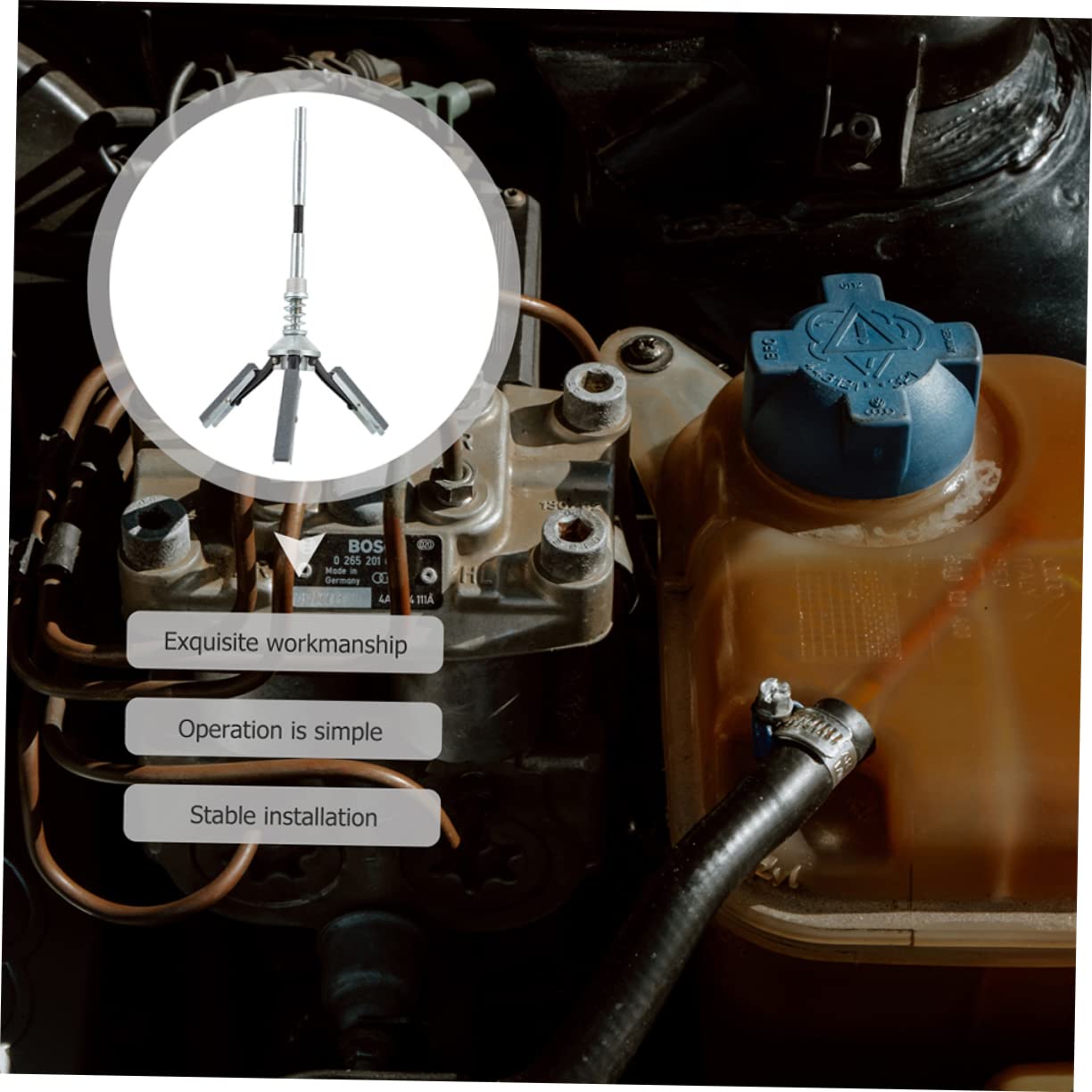 ULTECHNOVO 3pièces Outil De Rodage De Cylindre Ajustable Pour Entretien Automobile Plage Pratique Et Flexible Pour Moteurs De Voitures Camions Et Tracteurs