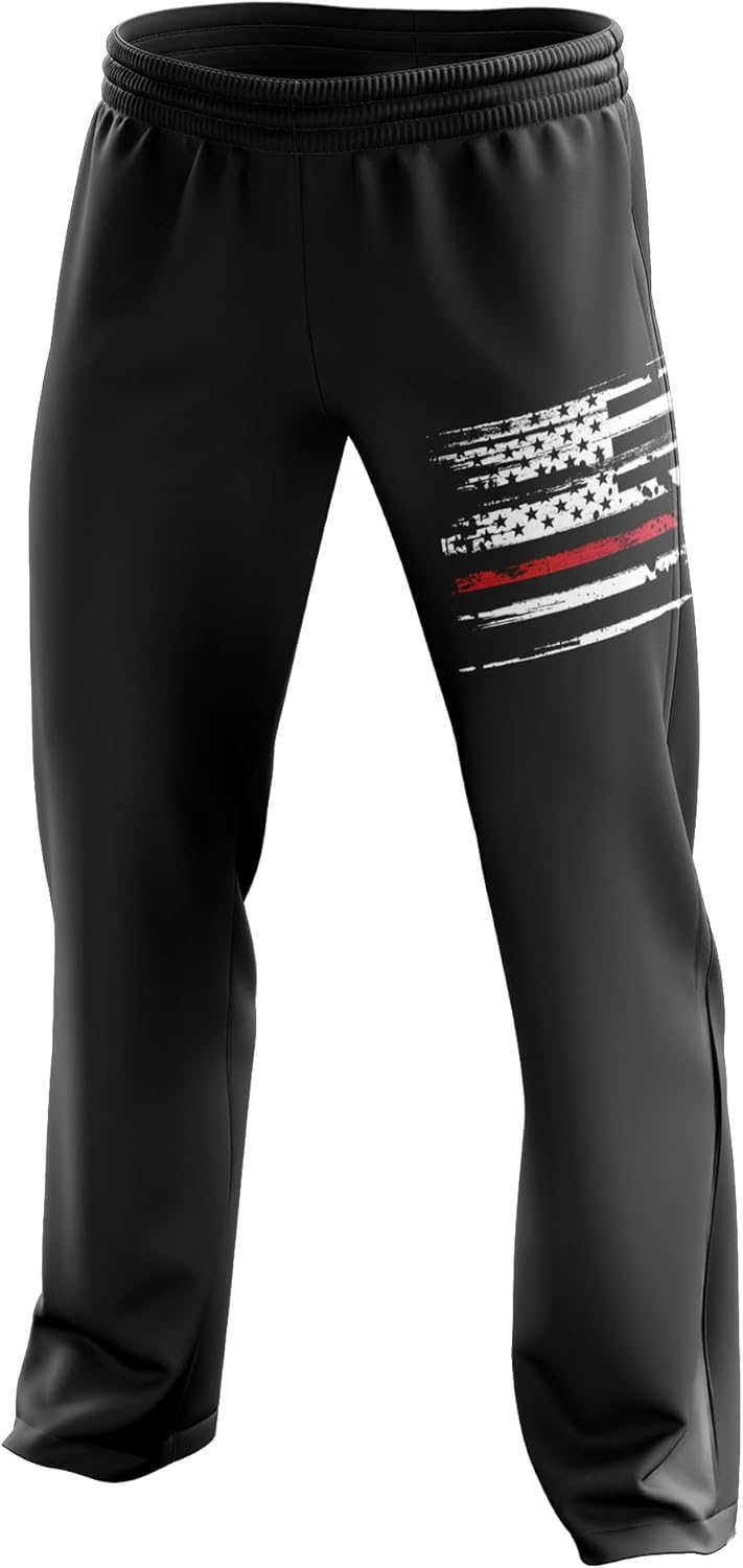 Tactical Pro Supply American Flag Sweatpants - Joggers for Men Women Fitness Workout