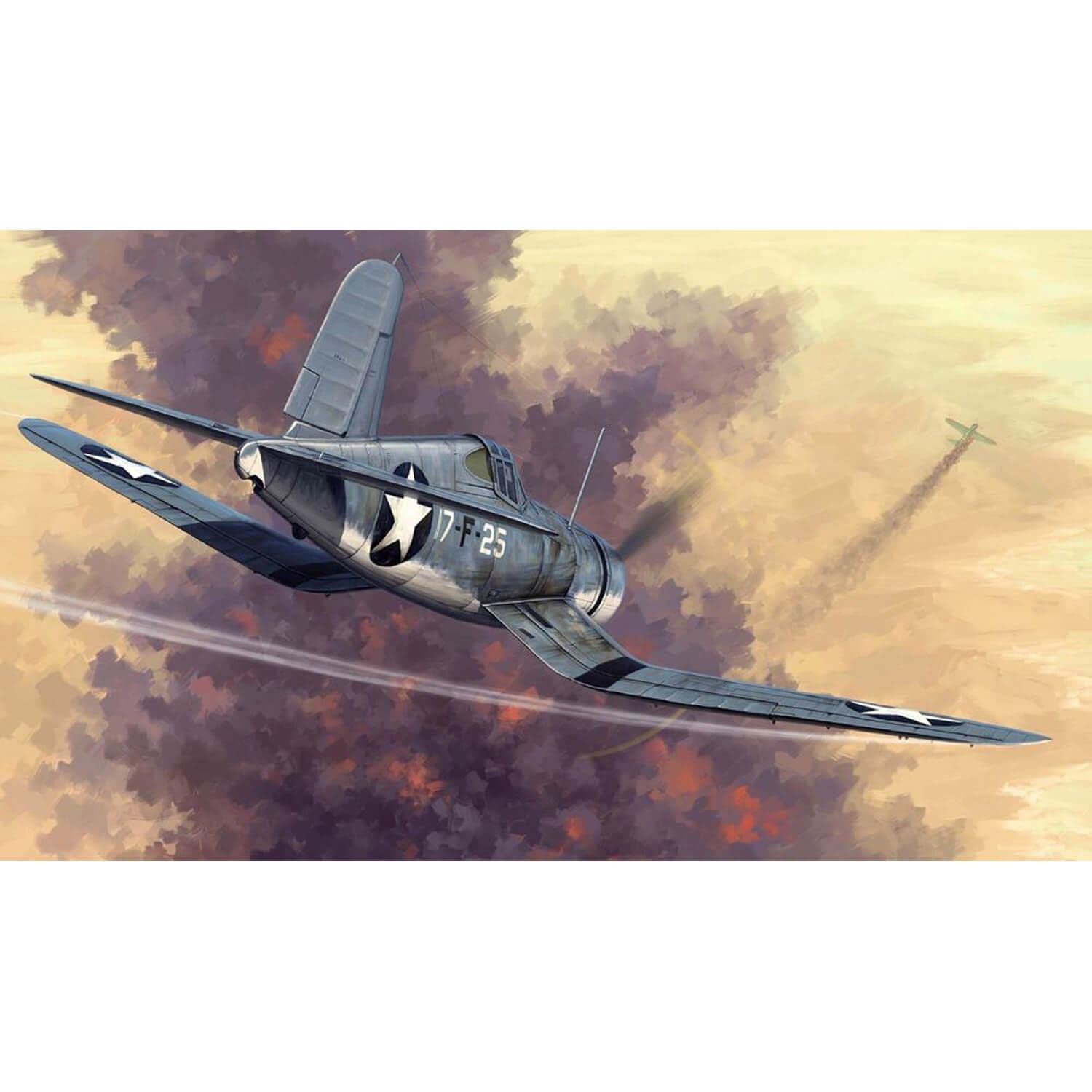 Hobbyboss 1:48 Scale F4U-1 Corsair Early Version Model Kit (Grey)