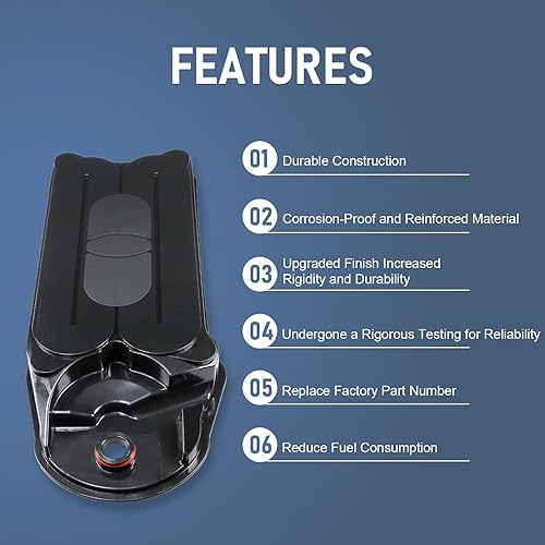 Miniatura 2 de Filtro de ventilación del cárter para 2007-2020 Ram 2500 3500 4500 5500 2011-2020 Ford F550 F650 Reemplazo # CV52001, 68002433AA, 68002433AB