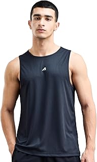 Boldfit Men's Polyester Regular Fit Vest - Multipurpose Sando for Gym, Running, Outdoor - Sleeveless Undershirt, Round Nec...