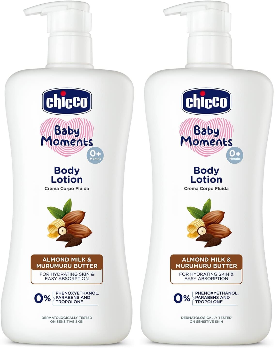 Chicco Baby Moments Body Lotion 500ml | Almond Milk & Murumuru Butter | Quick Absorb Formula with Natural Ingredients for Ultra Soft Skin | Dermatologically Tested | Parabens & Phenoxyethanol Free-picture-20