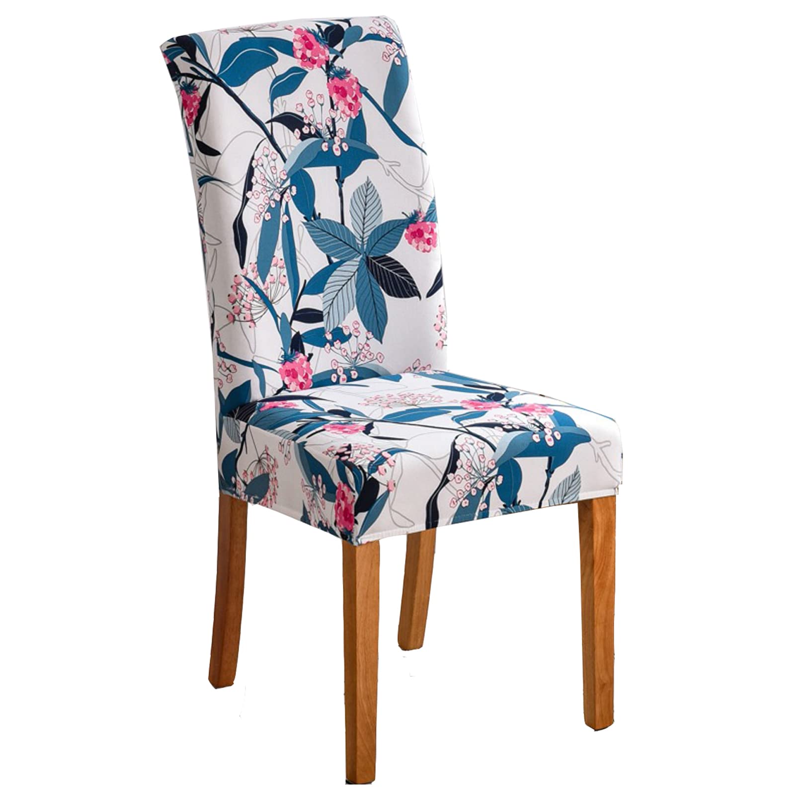 JMYDecor Coprisedie con Schienale, 4 Pezzi Coprisedia Elastico per Coprisedie Sala da Pranzo Rivestimento Sfoderabile, Fodere Sedie con Schienale Copertura Protettiva per sedie