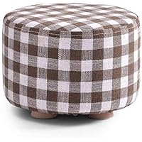 Luxe comfortabele pluche voetsteunkruk, kleine moderne salontafel, ronde getufte fluwelen poef, eind van bedbank voor woonkamer Hosting kamer slaapkamer grijs 60x60x40cm (24x24x16inch Luxe comfortabele pluche voetsteunkruk, kleine moderne salontafel, ronde getufte fluwelen poef, eind van bedbank voor woonkamer Hosting kamer slaapkamer grijs 60x60x40cm (24x24x16inch