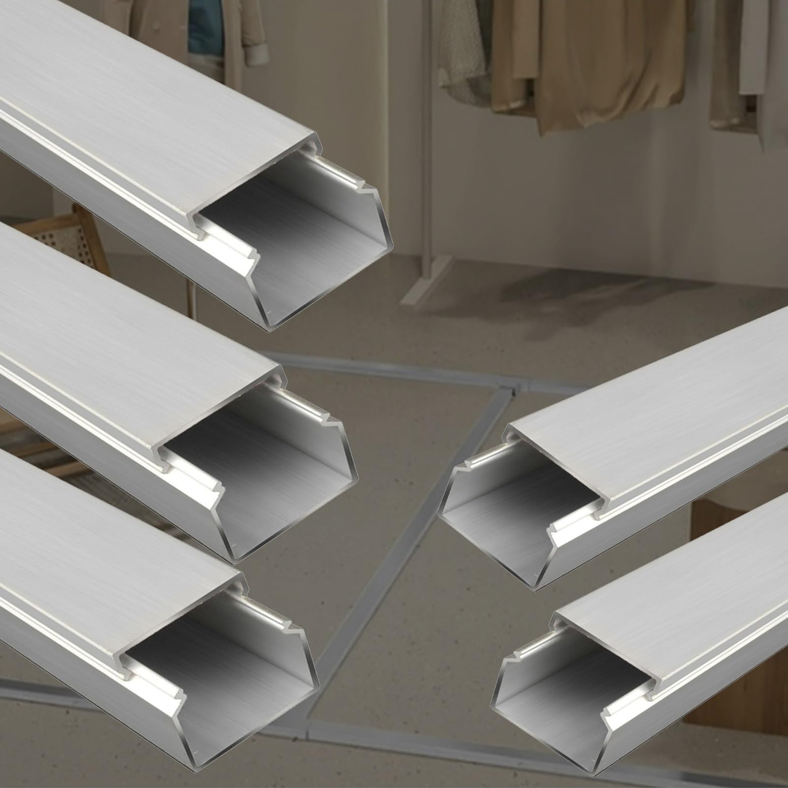 calpestabile passacavi Copertura Autoadesiva Per, Pavimento Protettore Per Di Larghezza 20 25 30 40 50 100 Mm, Canalina Impermeabile(L 100CM x W 40MM x H 25MM)