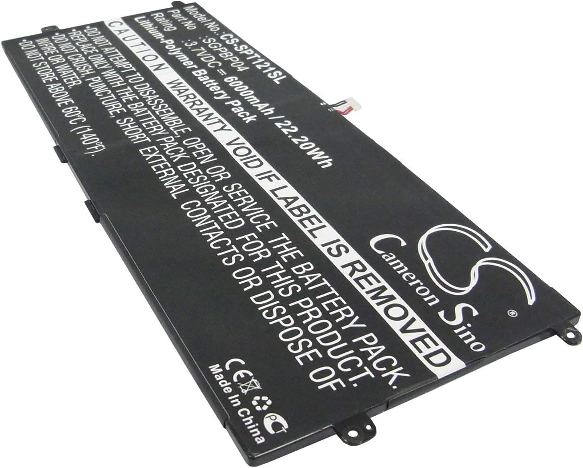 VINTRONS SGPBP04 Replacement Battery Compatible for Sony GPT121, SGPT121US/S, Tablet S,