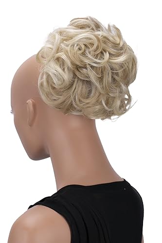 Miniatura 10 de CAISHA by Prettyshop - Coleta de caballo con moño para coleta de caballo con moño Hepburnie Updo Red Mix HK113