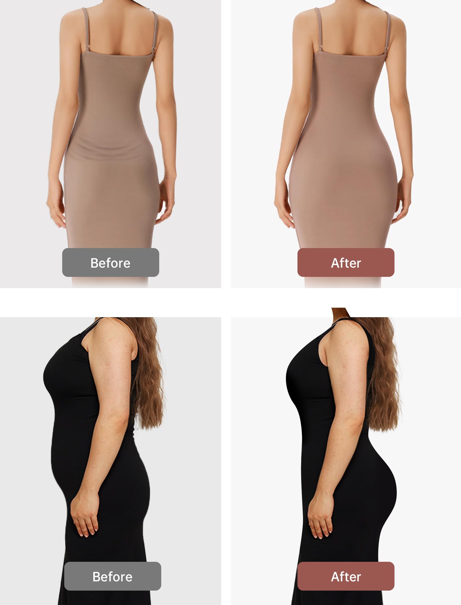 OEAK Tummy Control Shapewear for Women Seamless Girdle High Waisted Body Shaper Underwear Panty Smooth Under Dress Shapewear