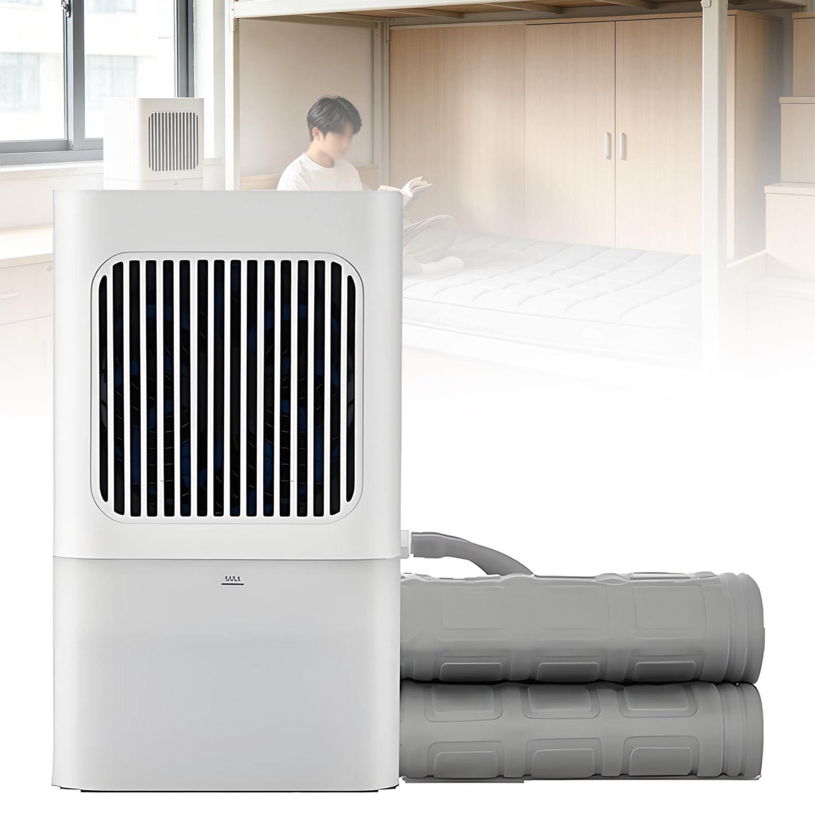ZykuosDC Cooling Mattress Topper For Bed, Electric Water Cooler System, 3 Adjustable Speeds, Visible Tank, for Hot Sleeper 160cm*70cm