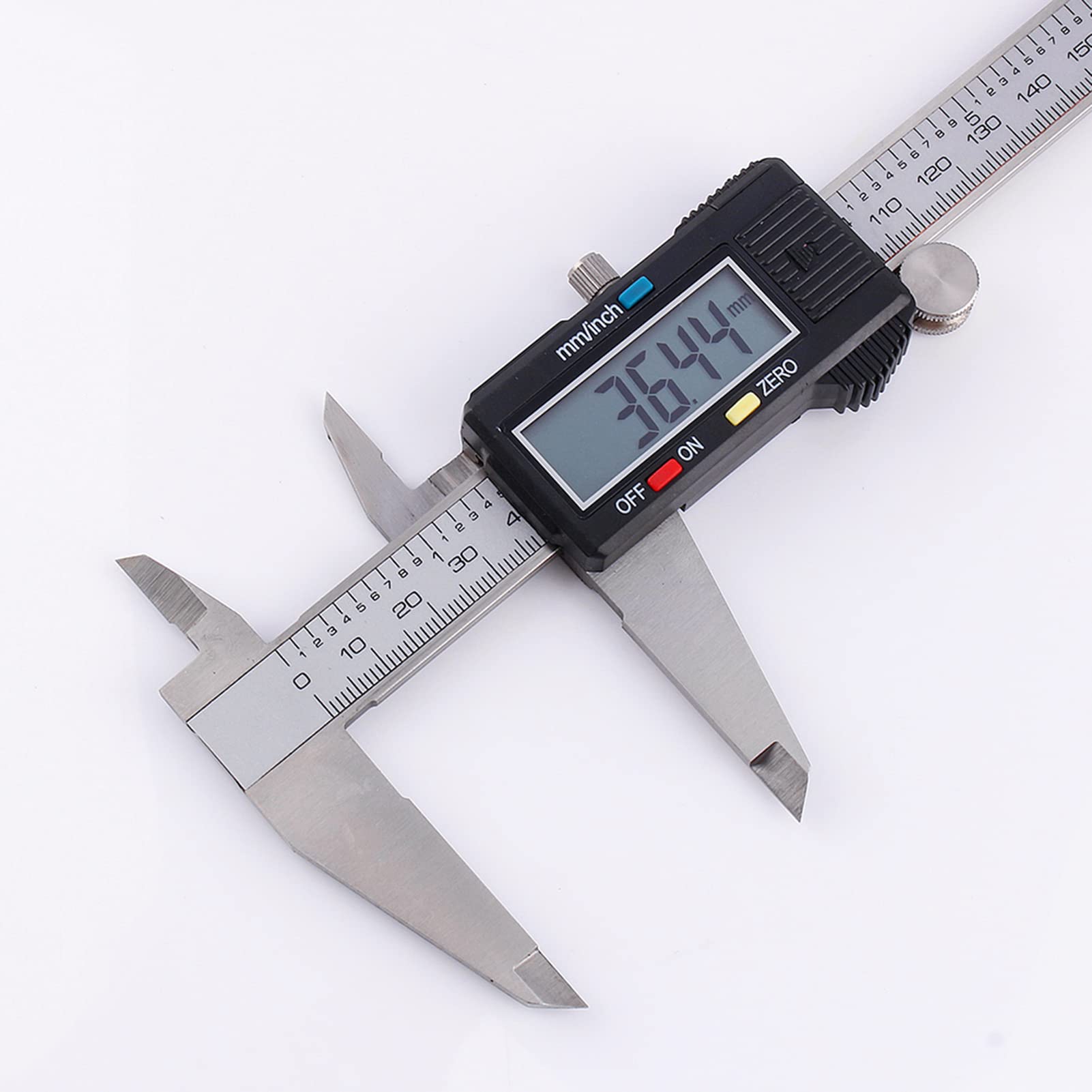 2 Pièces Outil de Mesure Numérique Pied à Coulisse Jauge de Profondeur électronique en Acier Inoxydable avec écran LCD pour le Bricolage à la Maison et L'utilisation