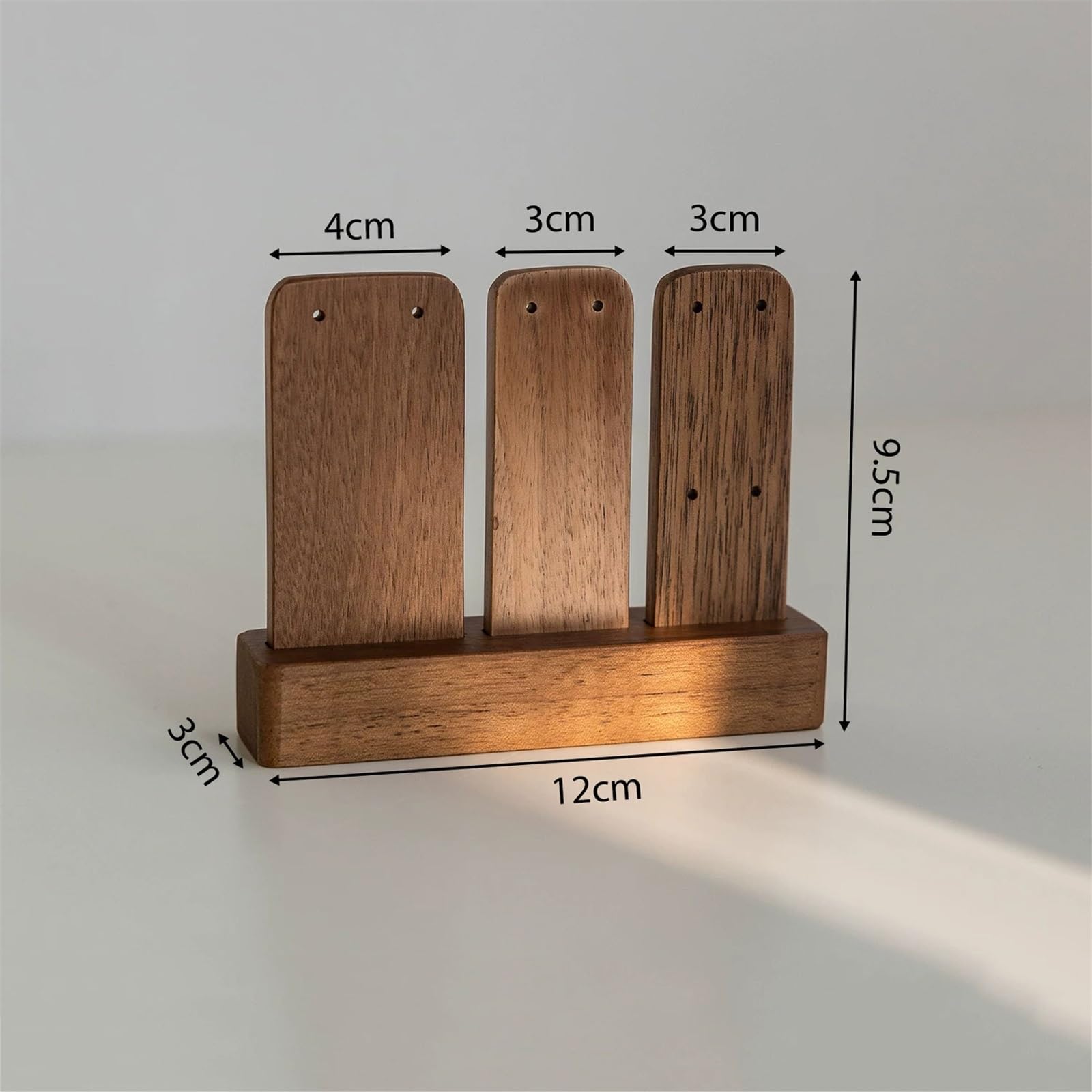 Estetico Detachable Base Wooden Earring Display Stand