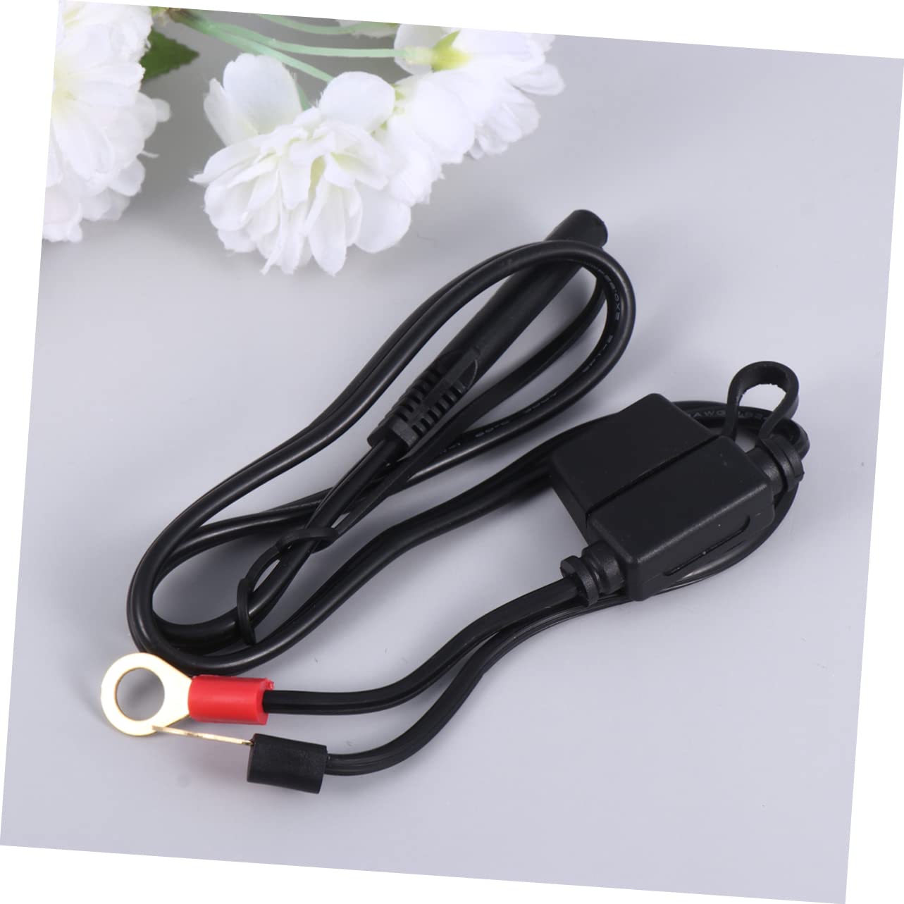 OUNONA 12v Motorcycle Battery Charging Cable Auto Battery Charger for Motorcycles