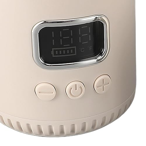 Miniatura 7 de SUNGOOYUE Calentador de leche portátil inalámbrico de calentamiento rápido 13.5 fl oz de gran capacidad para aventuras al aire libre