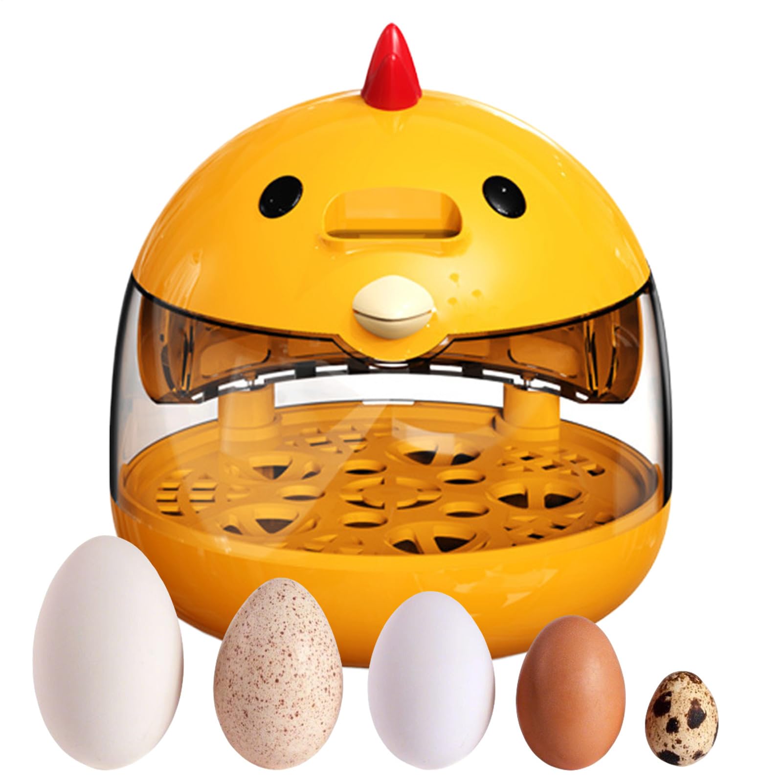 Incubadora De Huevos De Gallina | Incubadora para Huevos De Gallina Y Pato | Equipo Automático Inteligente Portátil con Termostato Y Ovoscopio para Cría De Pavos Patos Codornices Y Reptiles