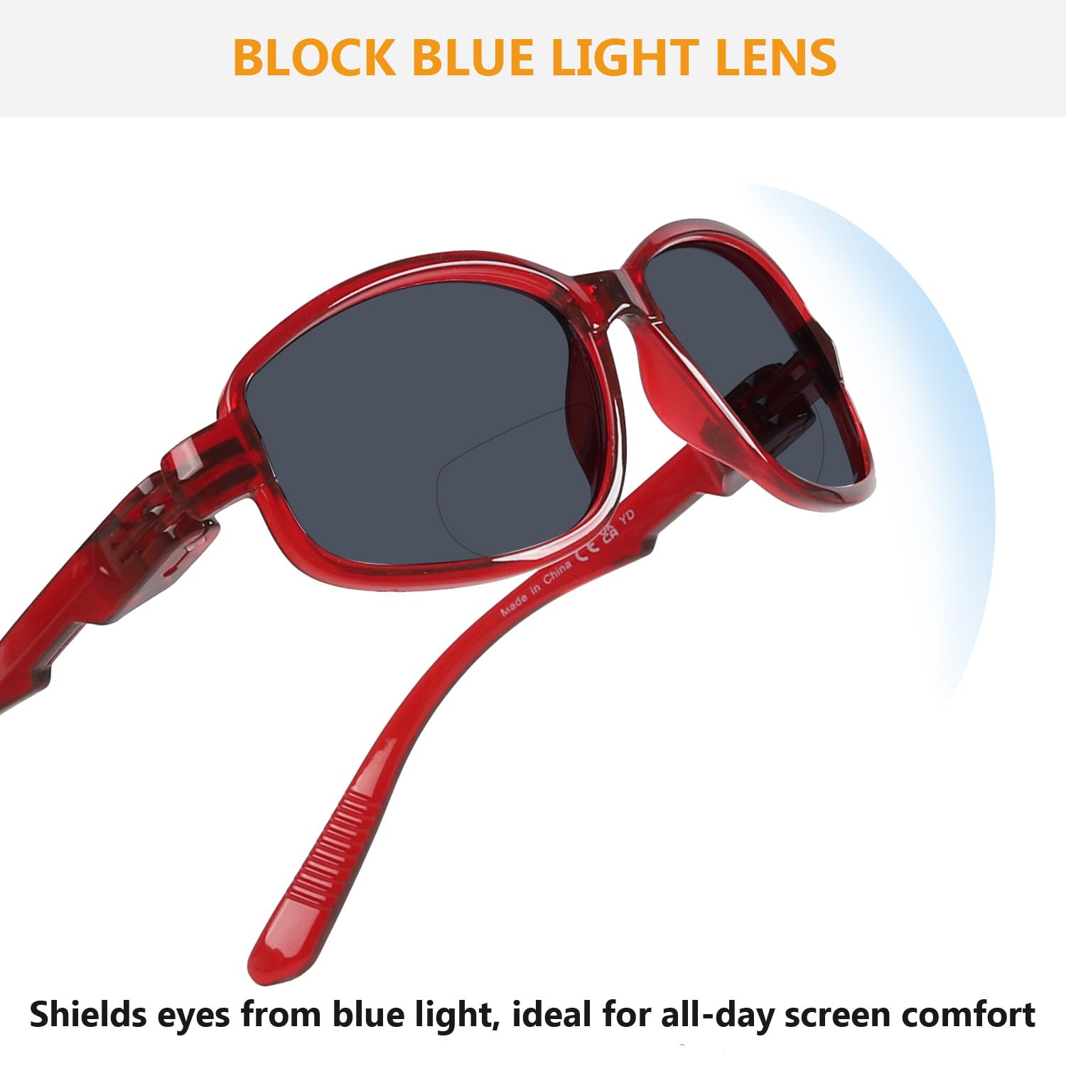 BFOCO Bifokale Sonnenbrille, für Herren, Damen, Leser für den Außenbereich