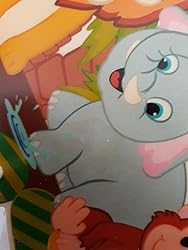 Appendiabiti Per Bambini Hess In Legno - Serie Fattoria Con 5 Ganci, 37x24.5cm