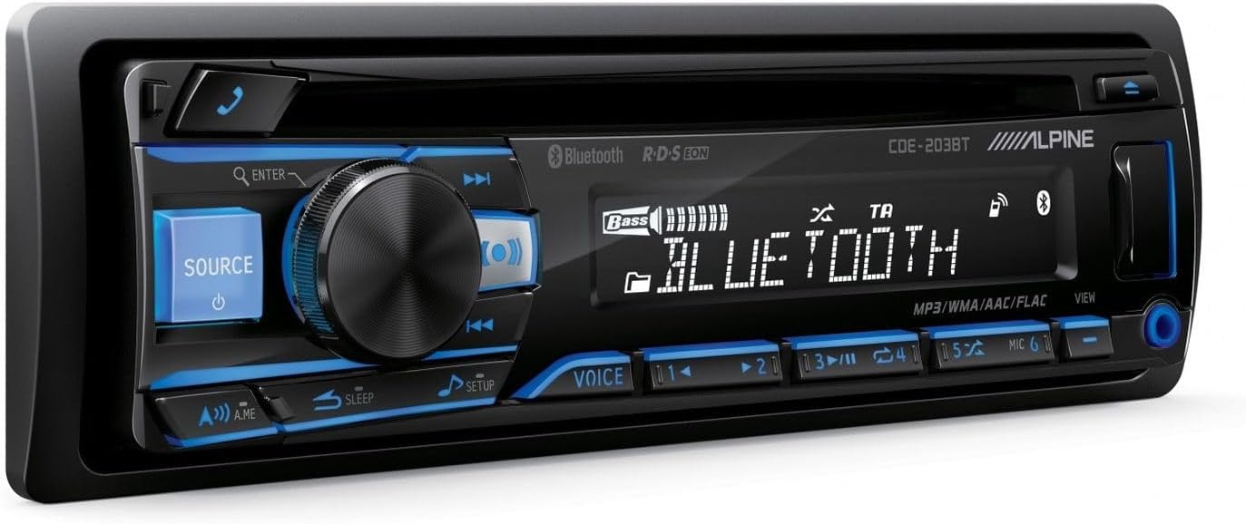 Alpine Electronics CD Receiver with Bluetooth
