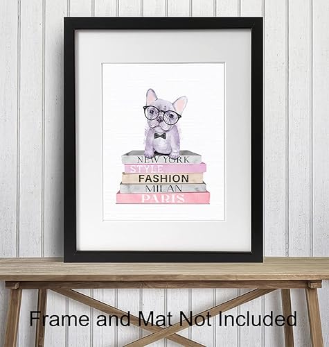 Miniatura 3 de Glam Dog Wall Decor - French Bulldog Gift - Cute Puppy Wall Decor - Fashion design Wall Art - Dog Lover Gifts - Dog Wall Art - Designer Wall Decor -