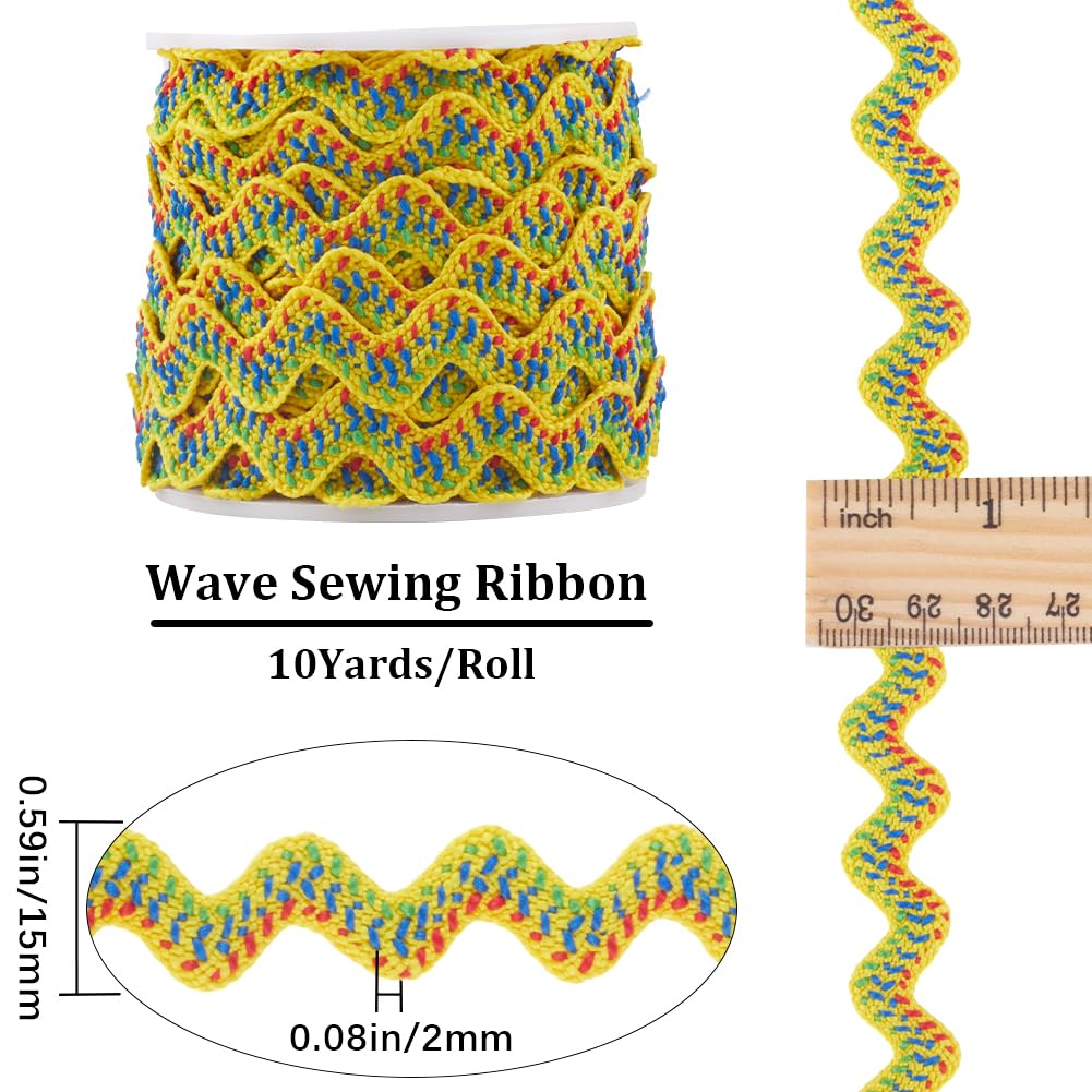 GORGECRAFT 54 Yard 8 Couleurs Vague Pliant Frange Garniture Ruban Courbé Rick Rack Garnitures Couture Dentelle Rubans Coloré Zig Zag Tresse Tissé Bord Bande pour Vêtements DIY Artisanat Emballage GORGECRAFT 54 Yard 8 Couleurs Vague Pliant Frange Garniture Ruban Courbé Rick Rack Garnitures Couture Dentelle Rubans Coloré Zig Zag Tresse Tissé Bord Bande pour Vêtements DIY Artisanat Emballage