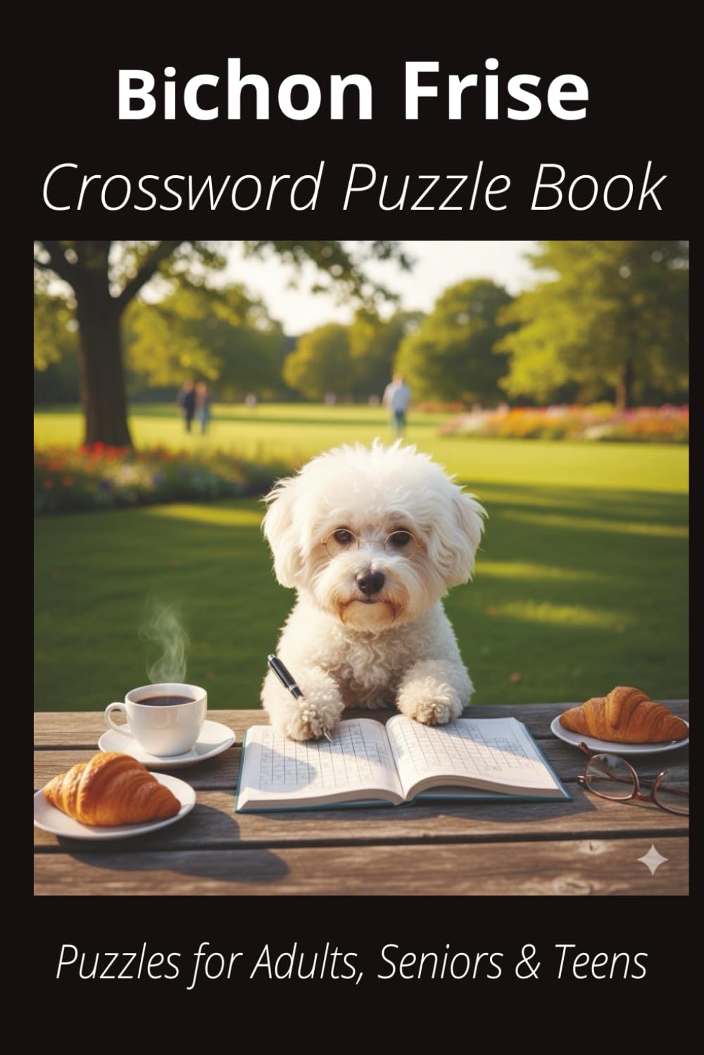 Bichon Frise Crossword Puzzle Book: Crossword Puzzles with Easy-to-Read Print About Bichon Frises, Loyal Companions, Training, Fun Facts & More | ... Pet Lovers, Vacations, and Relaxing Moments