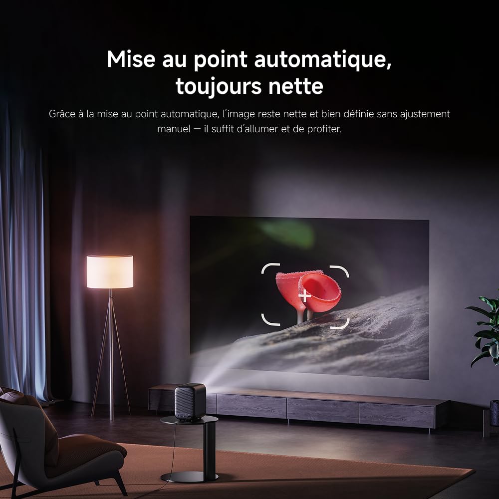 Xiaomi Vidéoprojecteur Portable Intelligent L1 | Full HD 1080p avec Netflix & Google TV Officiels | HDR10/HLG | AutoFocus & Correction Keystone Auto | Dolby Audio & WiFi 5G