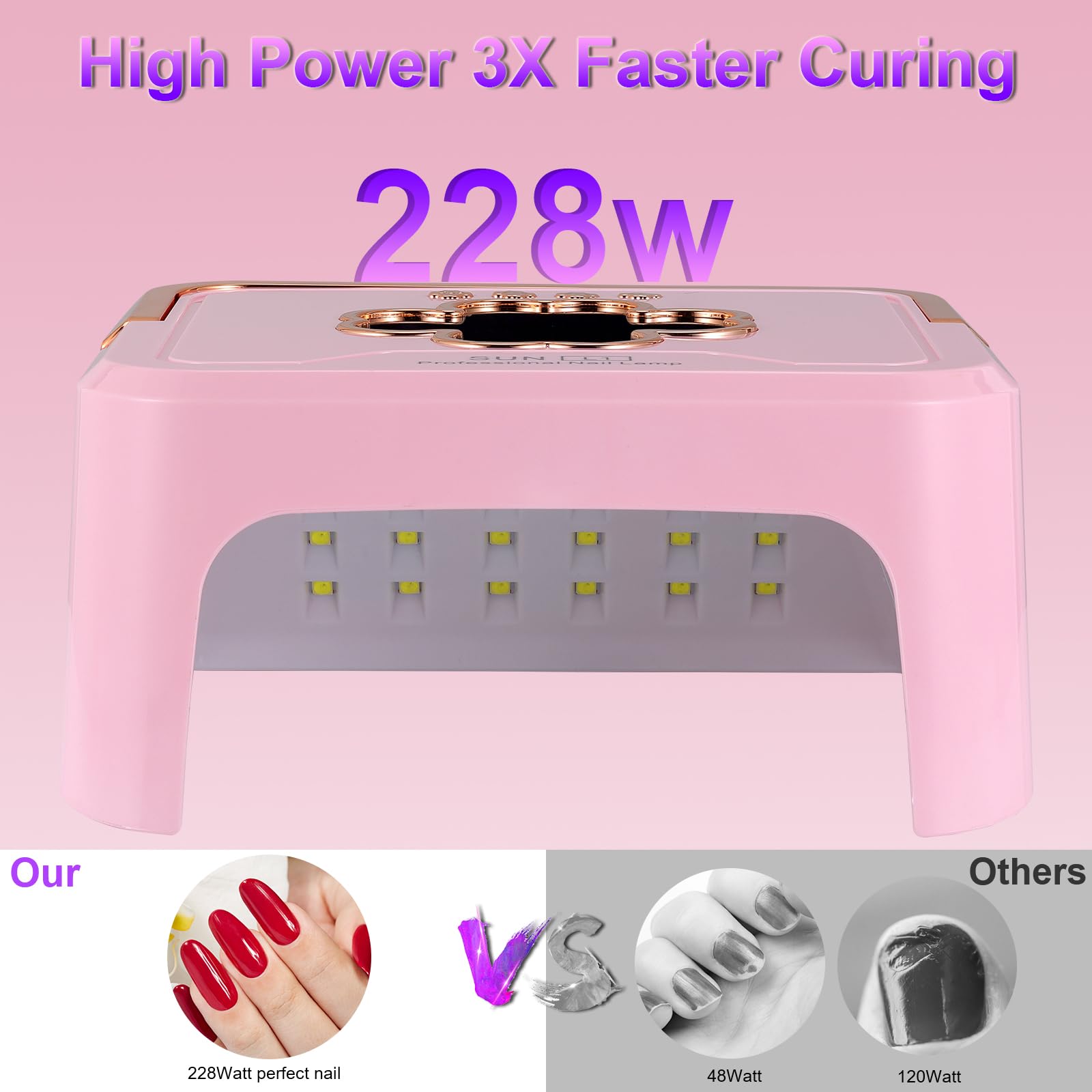 Amazon | MICJIASD UV LEDネイルランプ ジェルネイルポリッシュ UV