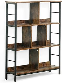 Fencer Wire 3 Tier 7 Cube Bookshelf, Office Shelf, Horizontal Bookcase, ...