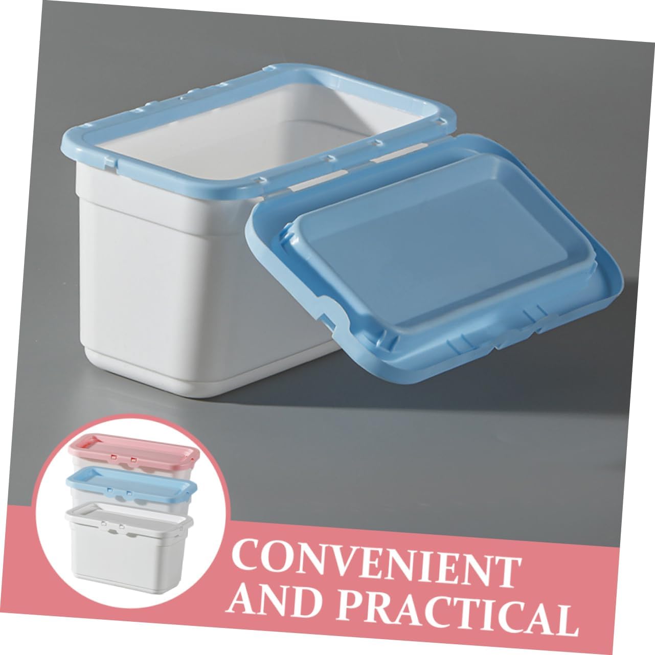3Pcs Laundry Pod Storage Box Containers for Organizing Laundry Beads with Lids Space Saving Laundry Dispenser for Easy Access to