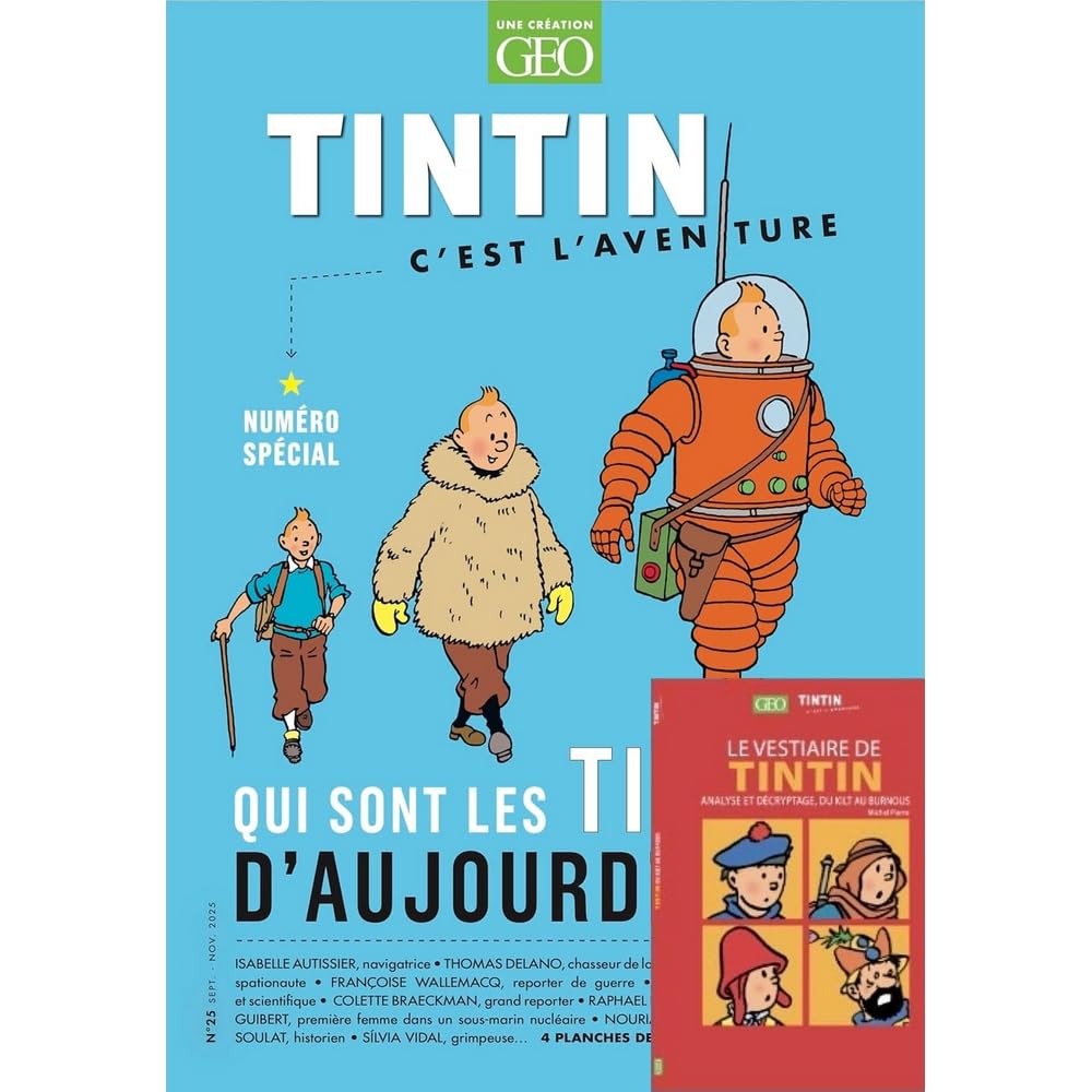 Tintin c'est l'aventure n°25 - Les Tintin d'aujourd'hui - Offre jumelée