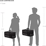 SWISSGEAR Apex Duffle Bag Travel and Gym Duffle Bag with Bungee-Cord System, Black Dobby, 28-Inch