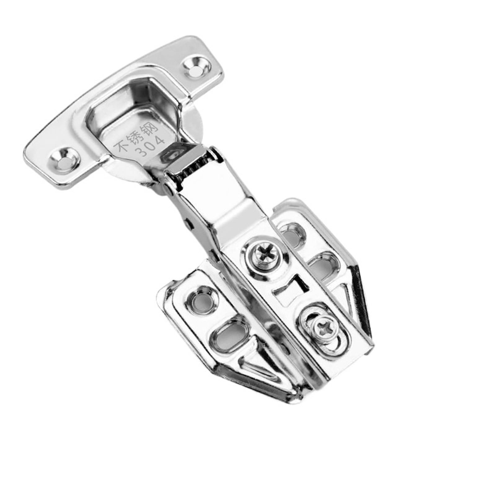 Kdhcvkz F1.2-Inset-2Pcs 2Pcs Furniture Hinges 304 Stainless Steel Door Hinge(F1.2-Inset-2Pcs)