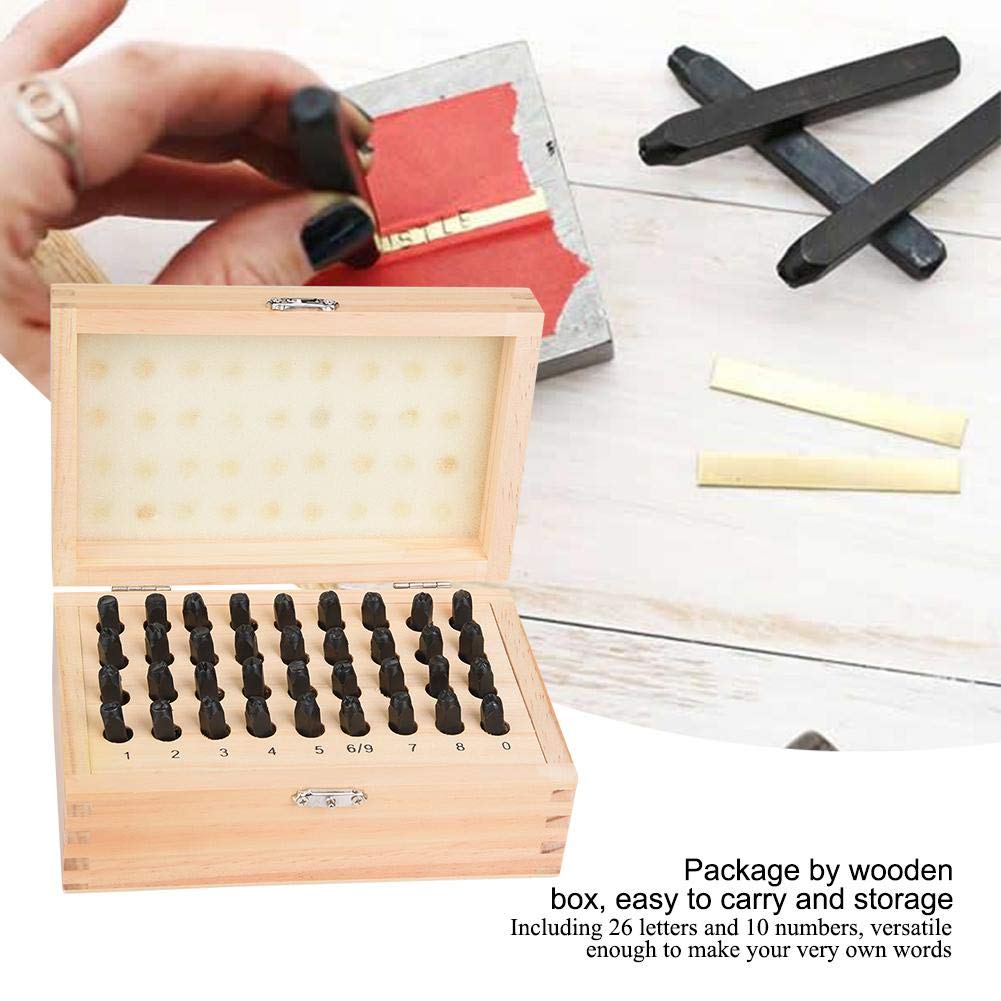 Poinçons en acier pour lettres et chifes en métal, Kit d