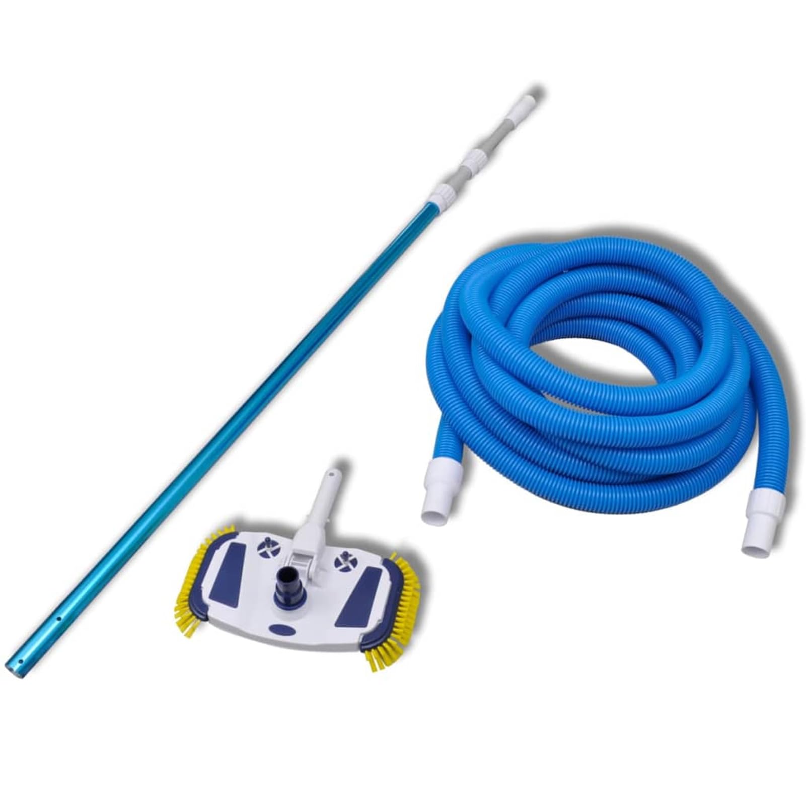 Aspirador para limpiar la piscina con palo telescópico y manguera flexible,Aspirador para piscina-aspirador para estanques, limpiador para natación piscina limpiador para limpieza del fondo del
