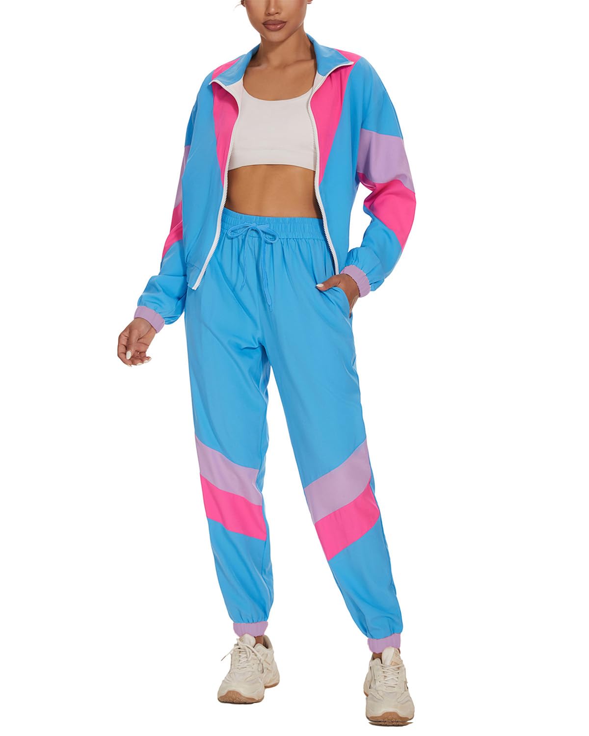 UOUA Color Block 80s 90s Outfits
