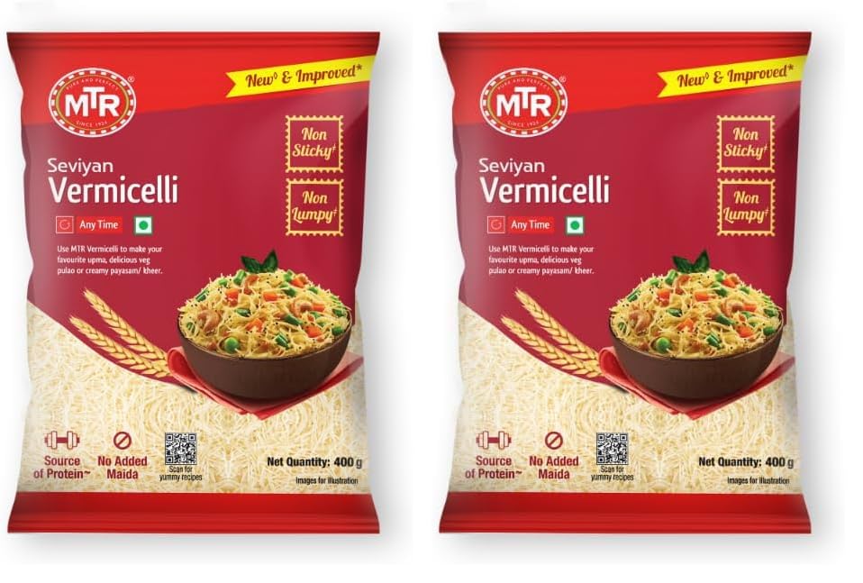 Image of MTR Vegetarian Vermicelli 400 grams (Pack of 2)