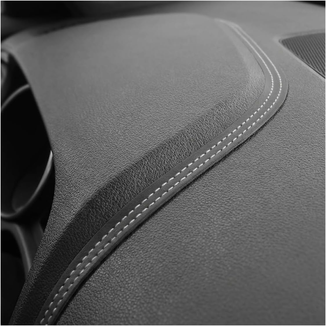 Car Interior Trim Strips, 3.28FT Leather Automotive Dashboard Gap Fillers Decorative Line Strips, Universal Flexible Stitching Vehicle Interior Seam Trim Sticker for SUV Truck (White)