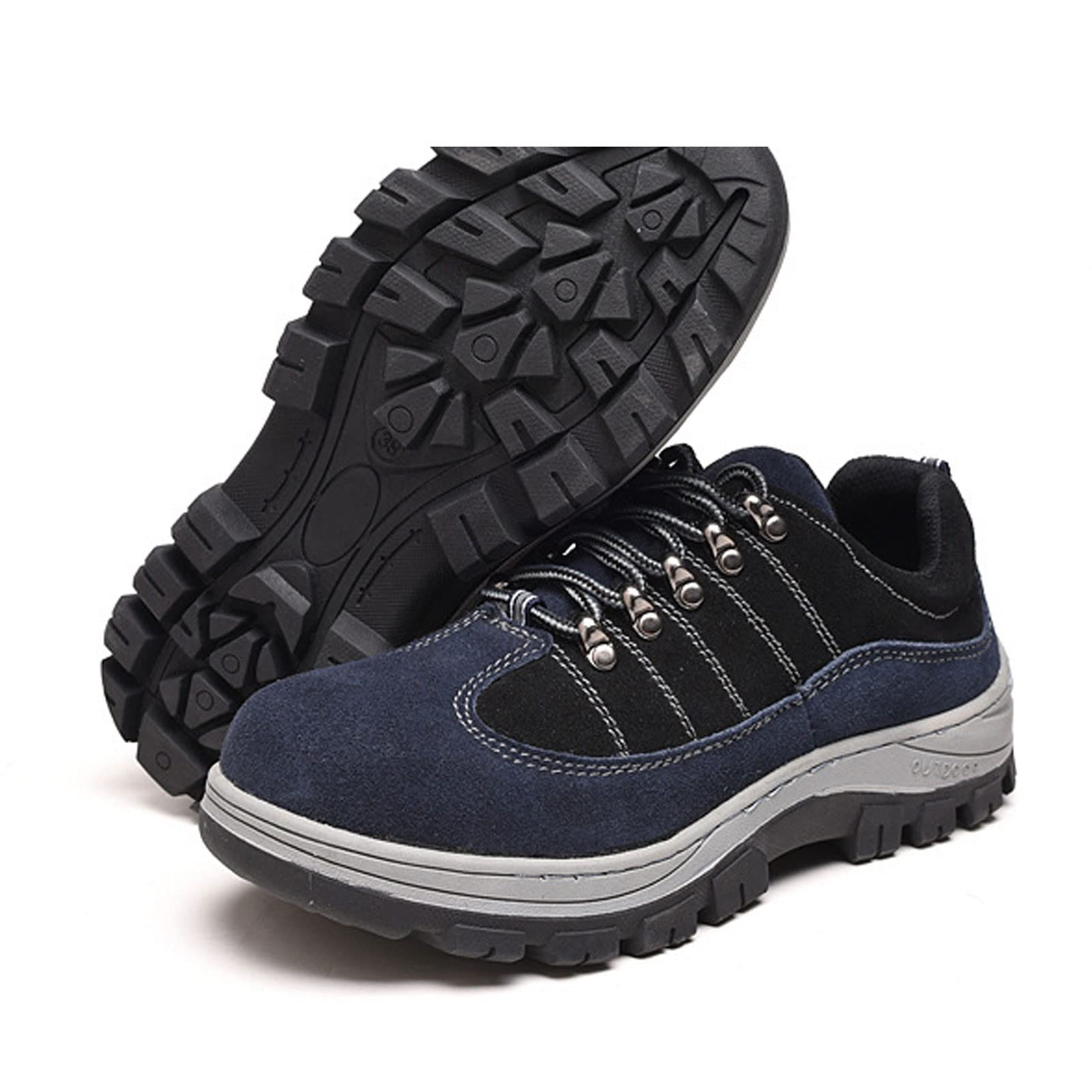 Scarpe Antinfortunistica Uomo Leggere E Traspiranti Con Punta In Acciaio, Suola Antiscivolo – Ideali Per Lavoro Ed Estate